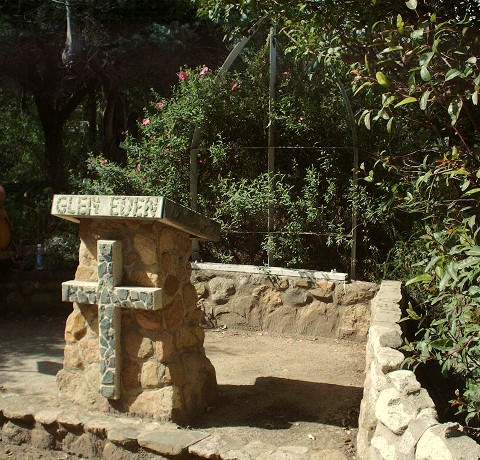 The outdoor Chapel at Glen Eden Sun Club